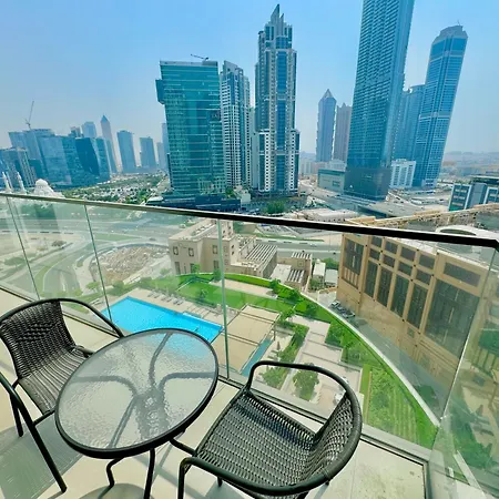 Modern 2Br Near Dubai Mall & Burj Khalif Exterior foto